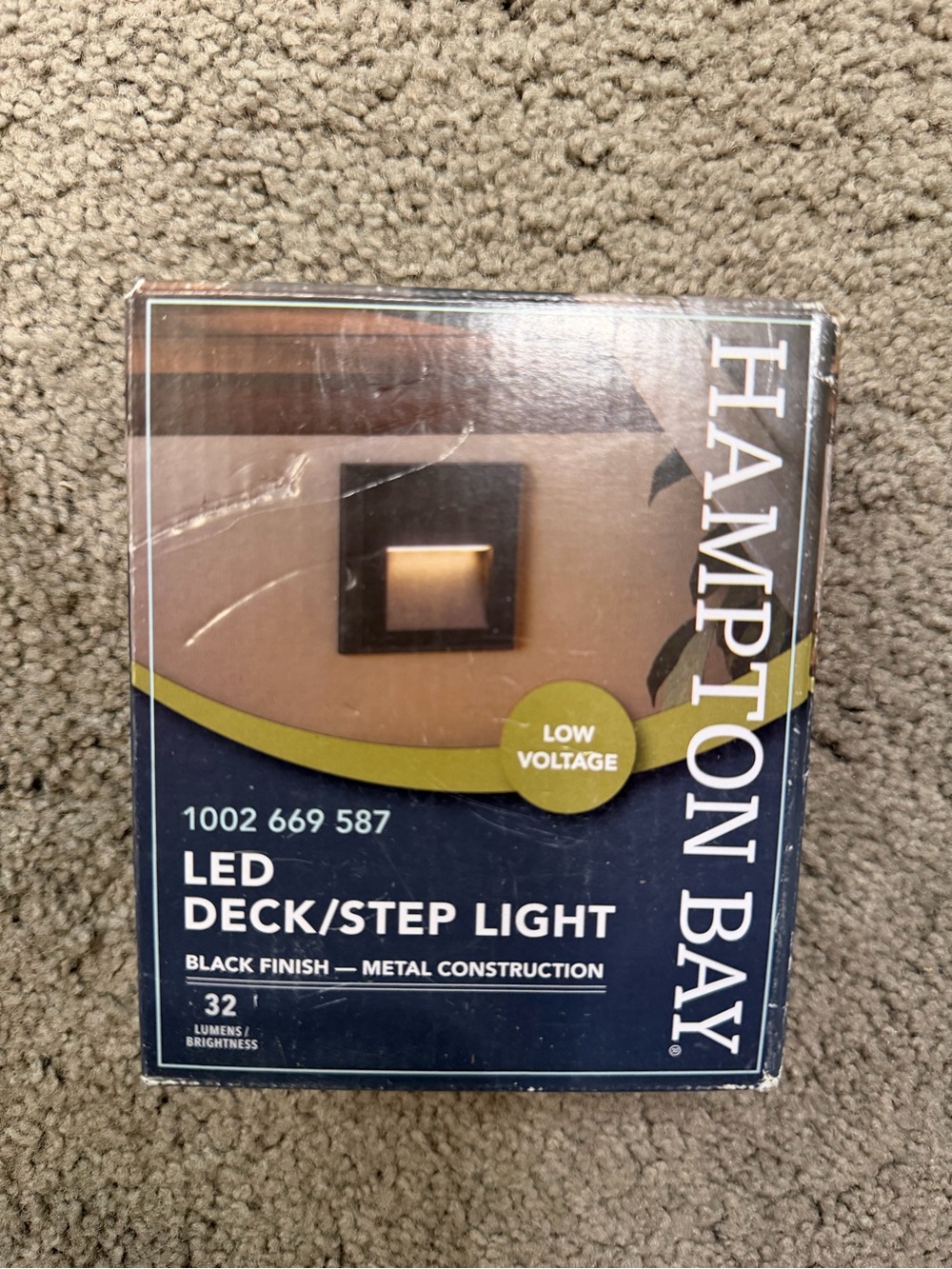 32 Lumen Black Integrated LED Outdoor Landscape Path Light